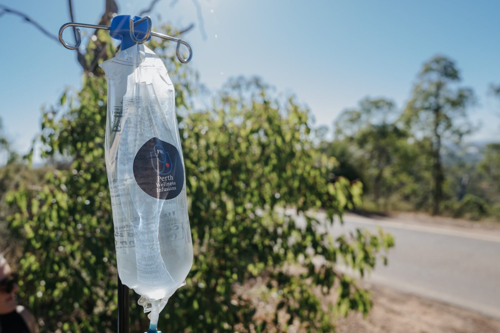 A Perth Wellness Infusions nurse on a home visit